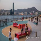 홍콩,해변,행정장관,선거