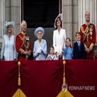 여왕,영국,행사,주빌리,플래티넘,버킹엄궁,축하,왕자