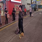 톈안먼,홍콩,시위,민주화,빅토리아,파크,경찰,촛불