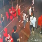 폭행,사건,여성,식당,중국