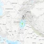 발생,지진,아프간,규모,이상,남동부
