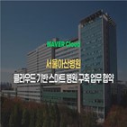병원,서울아산병원,네이버클라우드,로봇