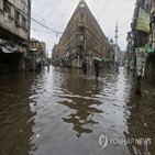 파키스탄,홍수,기후,변화,우기,카라치
