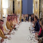 대통령,마크롱,왕세자,사우디,무함마드,엘리제궁,프랑스