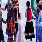 중국,부채춤,한국,문화,조선족