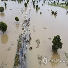홍수,수재민,발생,나이지리아,우기,사망
