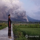 화산,주민,분화,폭발,발생,인도네시아