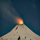 화산,칠레,폭발,리카