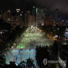 집회,홍콩,톈안먼,추모,경찰,당국,불허