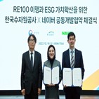 네이버,재생에너지,한국수자원공사,협력