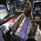 담배,인도네시아,판매,흡연율