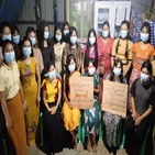 미얀마,노동자,요구,공장,재고용