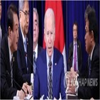 위협,한미일,동맹,도전