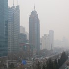 오염,심각,춘제,도시,폭죽,중국,대기오염