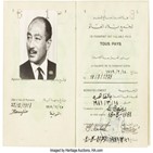 이집트,여권,사다트,대통령