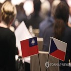 대만,체코,민주주의,방문,중국