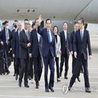 총통,대만,중국,방문,상하이,차이