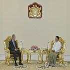 군정,미얀마,총장,최고사령관