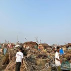 피해,접근,지역,미얀마,지원,모카,군정