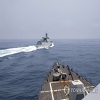 중국,군함,미국,항행,접근,해군,대만해협