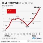 중국,증가,전년,소매판매,산업생산,경제
