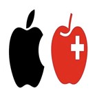 사과,애플,로고,스위스