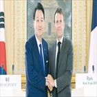 대통령,프랑스,마크롱,양국,논의,북한