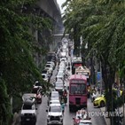 교통,법규,태국,방콕,제어,신호등