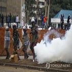 루토,시위,경찰,케냐,오딩가,야당