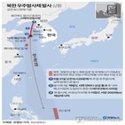 북한,발사,탄도미사일,일본,정보,이날