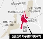 신금호역,서울시,동일,구역