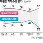 평가,포인트,지지율,방류,대통령,부정,조사