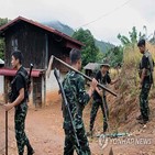 드론,군정,미얀마,공격,세력