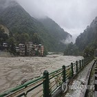 지역,홍수,인도,히말라야산맥