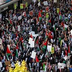 팔레스타인,뉴욕,시위,참가자