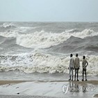폭우,첸나이,인도,접근