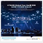 KT&G,글로벌,국내,기업,톱티어,성과