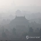 중국,개선,대기오염,석탄