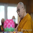 평화,내적,달라이,라마,티베트