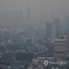 대기오염,총리,정부,초미세먼지,태국