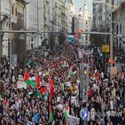 이스라엘,집회,홀로코스트,독일,이날,팔레스타인,규탄,시위