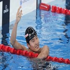 한국,세계선수권,메달,대회,자유형,수영,남자