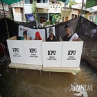 투표,투표소,선거,진행,인도네시아,후속