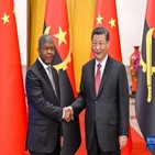중국,앙골라,아프리카,대통령,로렌수,주석,정상회담