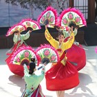 부채춤,중국,교수,한국