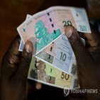 짐바브웨,화폐,달러,통화,가치