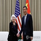 중국,옐런,회담,미국,장관