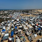 라파,이스라엘,텐트촌,하마스,대규모,조성