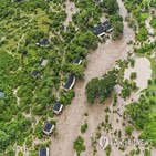폭우,케냐,홍수,관광객,마사이마라,국립공원