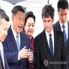 마크롱,중국,주석,대통령,프랑스,시진핑
